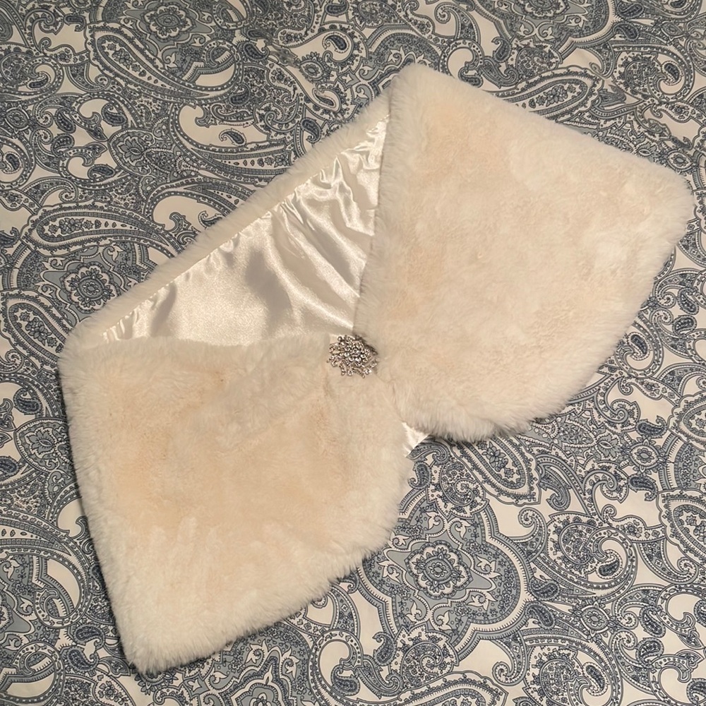 Faux Fur Shawl